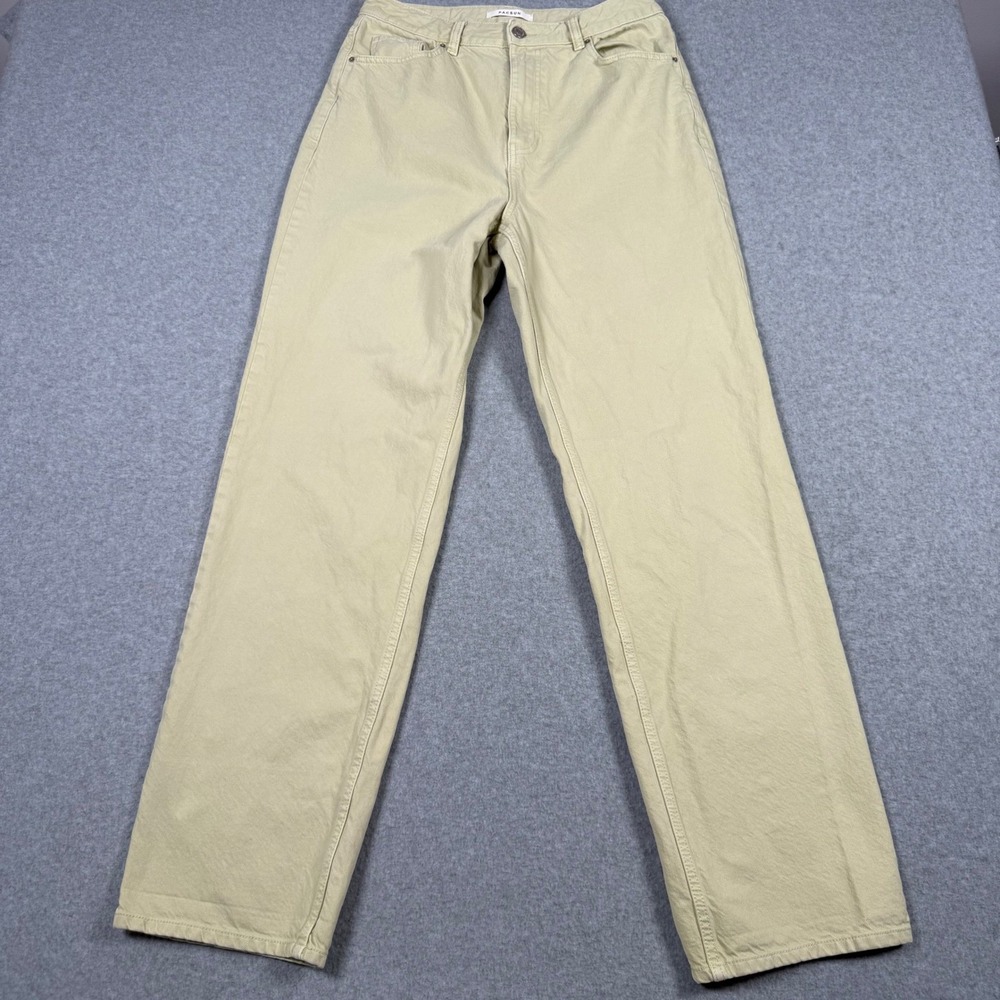PacSun 90s Boyfriend Jeans Tan Khaki High Waisted Straight Leg Size 30 Skater